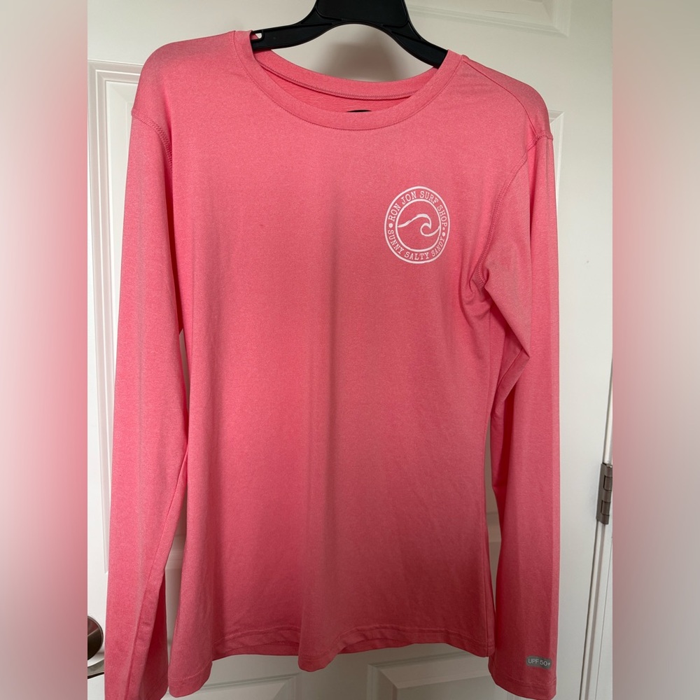 Women's Salmon Long Sleeve Sun Top